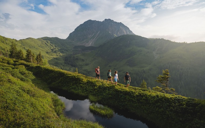 Wandelen in de bergen van Kitzbühel